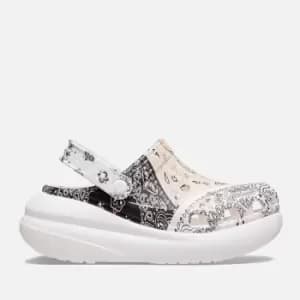 Crocs Classic Crush Bandana-Print Platform Clogs - M5W6