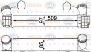 Air Conditioning Heat Exchanger 8ML376731-794 by BEHR