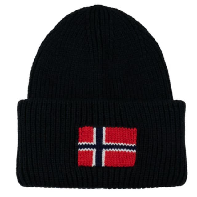 Napapijri Logo Beanie Black Men ONE SIZE