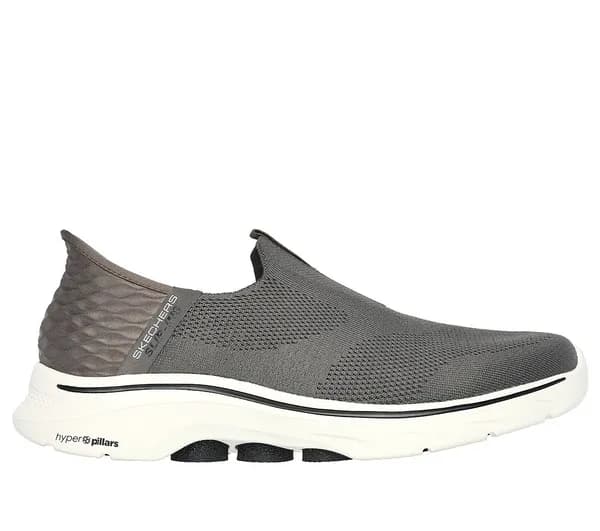 Skechers Slip-In S - High Apex Knit W Hyper Slip On Trainers Mens Slip On Trainers 7 (41) Brown 11056605270