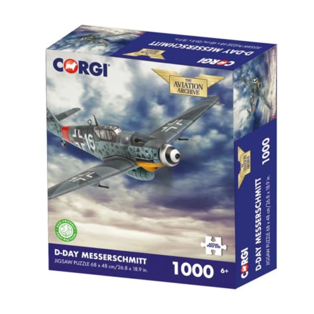Corgi D-Day Messerschmitt 1000 Piece Jigsaw Puzzle - None None One Size