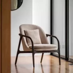 Gallery Direct Kadey Armchair Taupe 680X840X830Mm