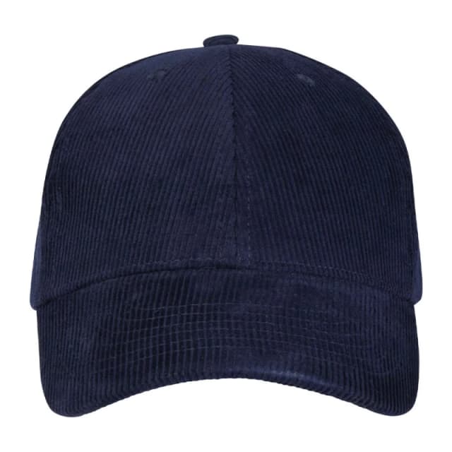 Elevate NXT Mens 6 Panel Corduroy Baseball Cap in Navy Navy Male One Size