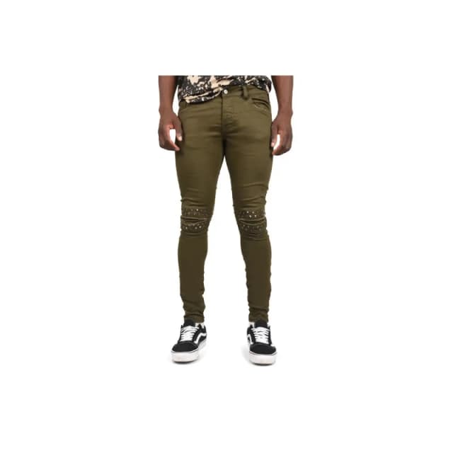 Project X Paris Studded skinny Trousers Project X Paris Vert Male 34