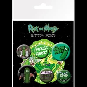Rick and Morty Pickle Rick Badge Pack
