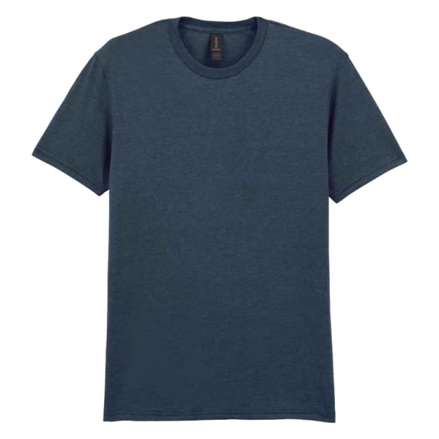 Gildan Softstyle Plain T-Shirt in Grey Size: 9 Years Grey Unisex 9 Years