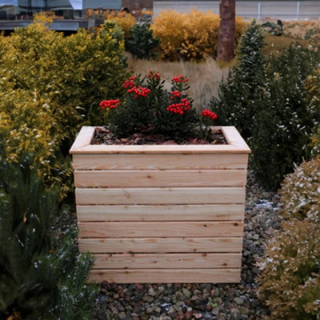 Shire Pia Larch Timber Deep Trough 820X820mm
