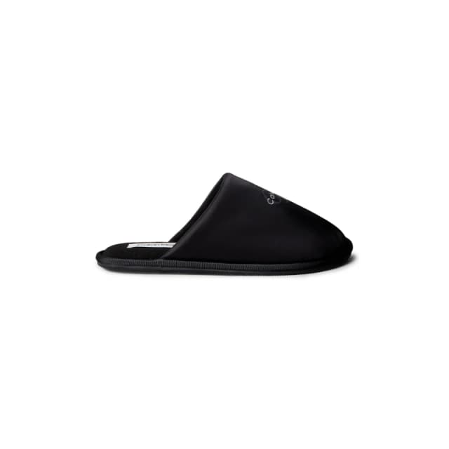 Calvin Klein Mens CK Mono Mule Slippers Triple Black male 7 (41)