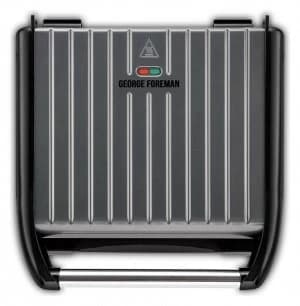 George Foreman Large Grey Steel Grill 25051