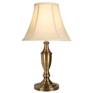 Village At Home Vienna Table Lamp - Antique Brass