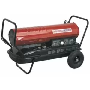 Sealey - Space Warmer Kerosene/Diesel Heater 175,000Btu/hr with Wheels AB1758