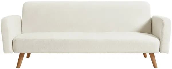 Birlea Birlea Micah Boucle 2 Seater Clic Clac Sofa Bed - Cream