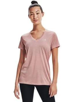Under Armour Training Twist Tech Top - Pink Size M Women