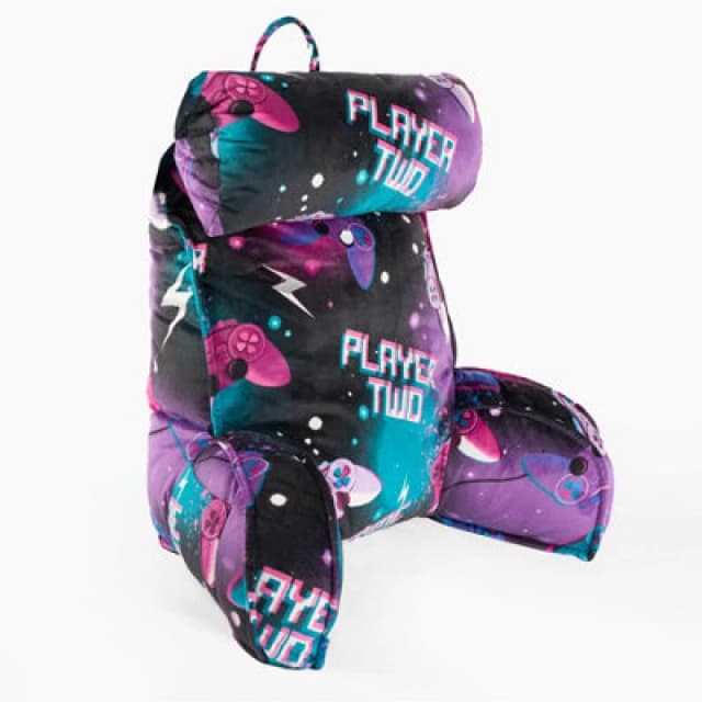 OHS OHS Cuddle Cushion Back Lumbar Support Head Rest Bed Reading Pillow Arms in Purple Purple One Size Unisex 5027434224593