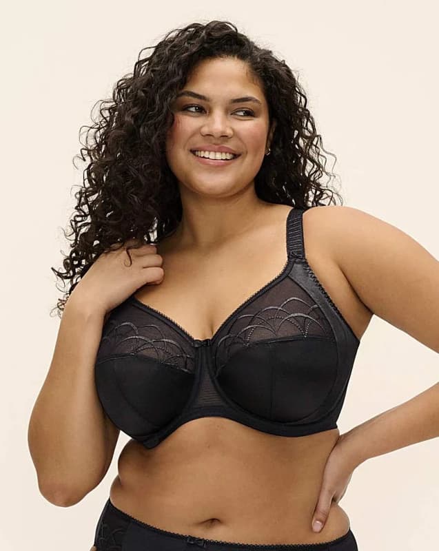 Elomi Elomi Cate Full Cup Wired Bra Black Female 34J CN76141