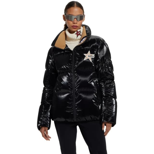 Boss Mens BOSS Water-Resistant Insulated Ski Jacket Black male XS