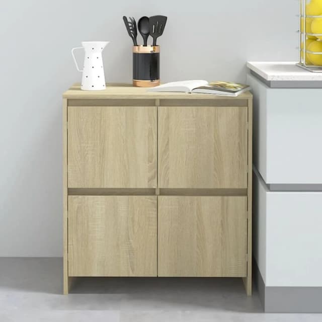 VIDAXL Sideboard Sonoma Oak 70x41x75cm Engineered Wood Vidaxl 8720286835319