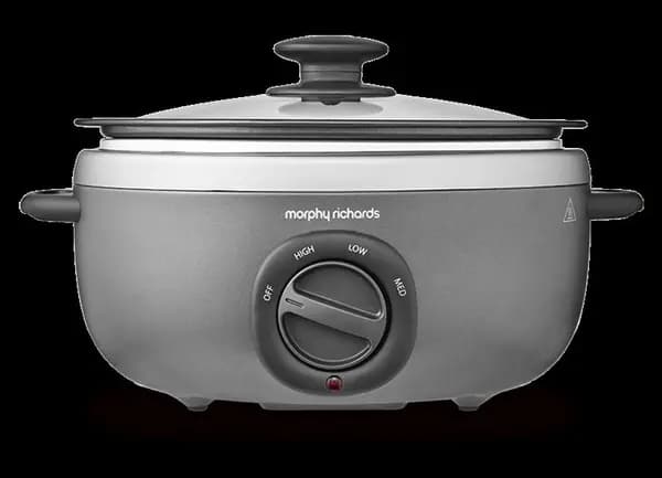 Morphy Richards Sear & Stew Oval 3.5L Slow Cooker Silver