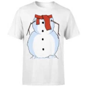 Snowman T-Shirt - White - 3XL