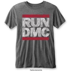 Run DMC - DMC Logo Unisex X-Large T-Shirt - Grey