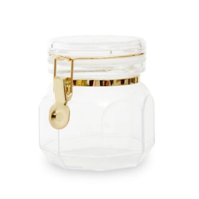 Premier Housewares Maison by Premier Gozo Hexagon Canister Clear unisex