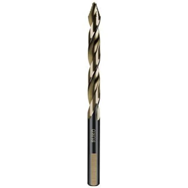 RUKO RUKO 259102E HSSE-Co 5 Metal twist drill bit 10.20 mm Total length 133mm DIN 338 Triangular shank 259102E