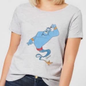 Disney Aladdin Genie Classic Womens T-Shirt - Grey - 3XL