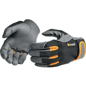 Cut Resistant Gloves, Black/Grey, Microthan+, Size 8 - Ejendals