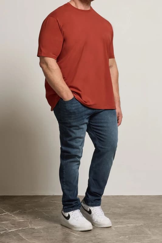 BadRhino Washed Denim Stretch Jeans Blue