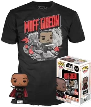 Star Wars The Mandalorian - Moff Gideon POP! & Tee Funko Pop! mottled grey