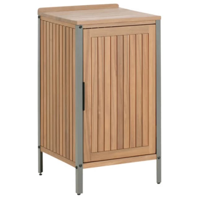 Beliani Outdoor Kitchen Cabinet Ivrea Certified Acacia Wood Brown, Brown 624352