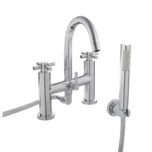 Hudson Reed Tec Crosshead Bath Shower Mixer - Chrome