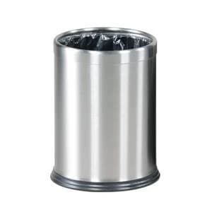 Rubbermaid 13.2L Hide a bag Waste Bin Stainless Steel Silver