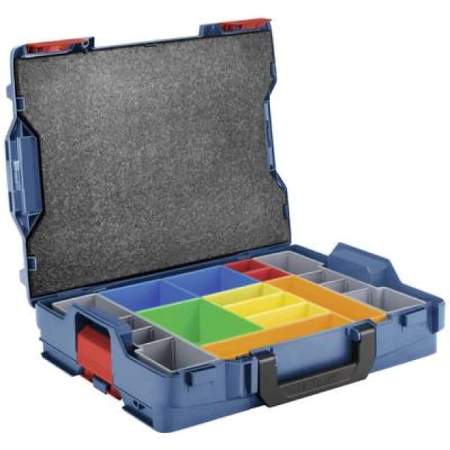 Bosch Professional Bosch Professional L-BOXX 102 & Inset Boxen 12tlg. 1600A016NB Transport case Acrylonitrile butadiene styrene Blue (L x W x H) 357 x