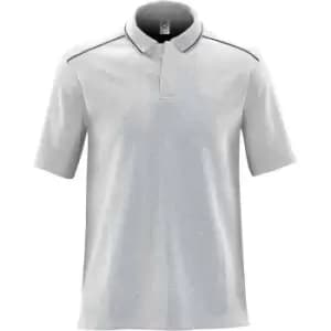 Stormtech Mens Endurance HD Polo Shirt (M) (White/Dolphin)
