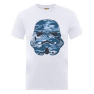 Star Wars Stormtrooper Blue Camo T-Shirt - White - L