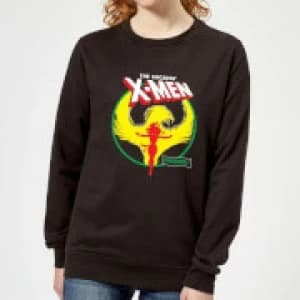 X-Men Dark Phoenix Circle Womens Sweatshirt - Black