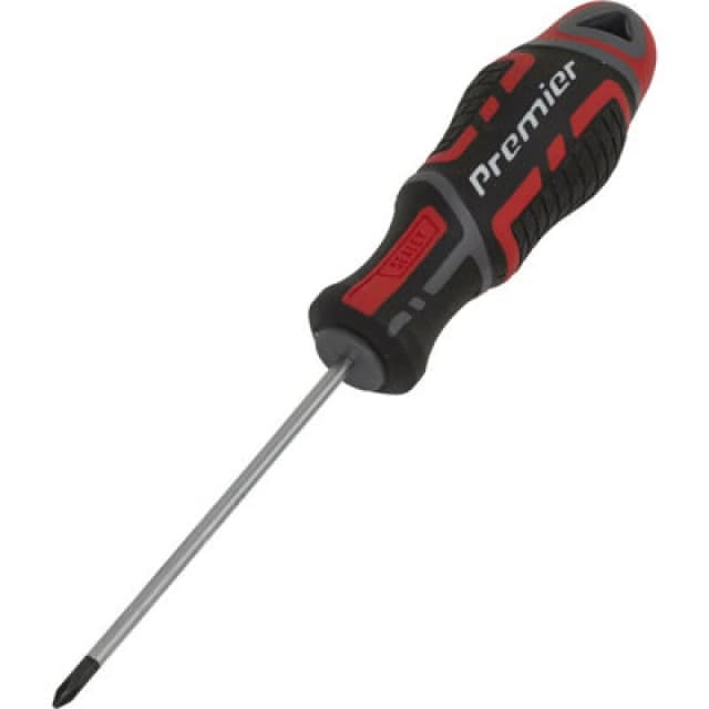 Loops PREMIUM Phillips 0 x 75mm Screwdriver - Ergonomic Soft Grip - Magnetic Tip Multi