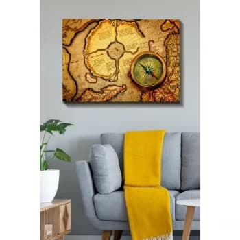 Kanvas Tablo (70 x 100) - 54 Multicolor Decorative Canvas Painting