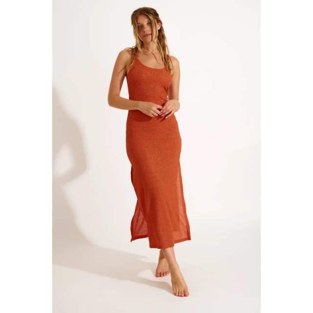 banana moon Womens dress Banana Moon Amiva Goldenrib Orange Female S