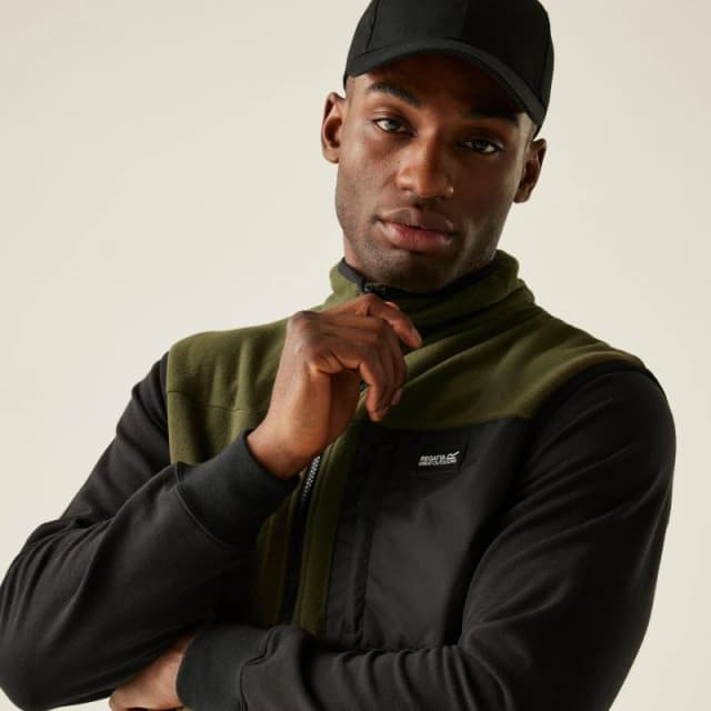 Regatta Regatta Men 'Frankie' Fleece Bodywarmer in Green Size: 4X-Large Green 4XL Male 5063019892238