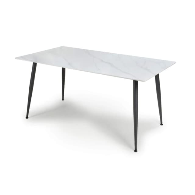 Shankar Monaco 1.6m Dining Table White unisex 76x160x90