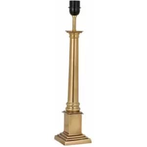 Luxury Traditional Table Lamp Light Solid Brass base only 520mm Tall Bulb Holder