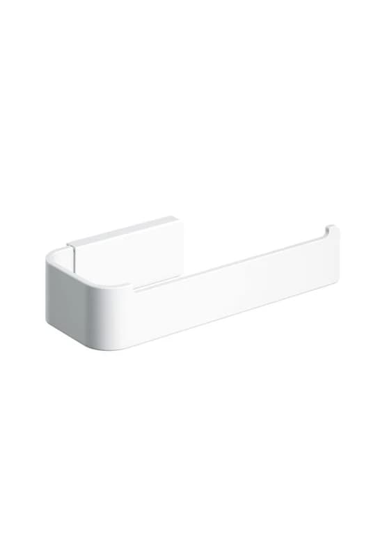 Cosmic Toilet Roll Holder, Matt White, Self-Adhesive option, Nea Collection in White White Unisex