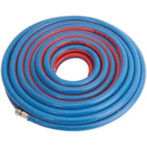 Sealey AH15R/38 Air Hose 15m x Ø10mm with 1/4"BSP Unions Extra-Heavy-Duty