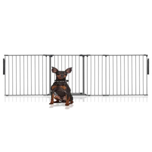 Bettacare Premium Multi Panel Flexible Pet Barrier, Up To 272Cm Wide, Grey, 70Cm High