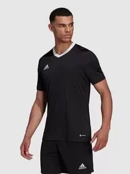 adidas Mens Entrada 22 Training Tee - Black Size M Men