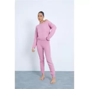 I Saw It First Dusky Pink Cable Knitted Jumper & Jogger Co-Ord Set - Pink