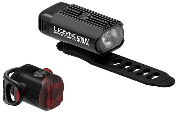 Lezyne Hecto Drive 500XL and Femto USB Drive Lightset 500XL/FEMTO Black