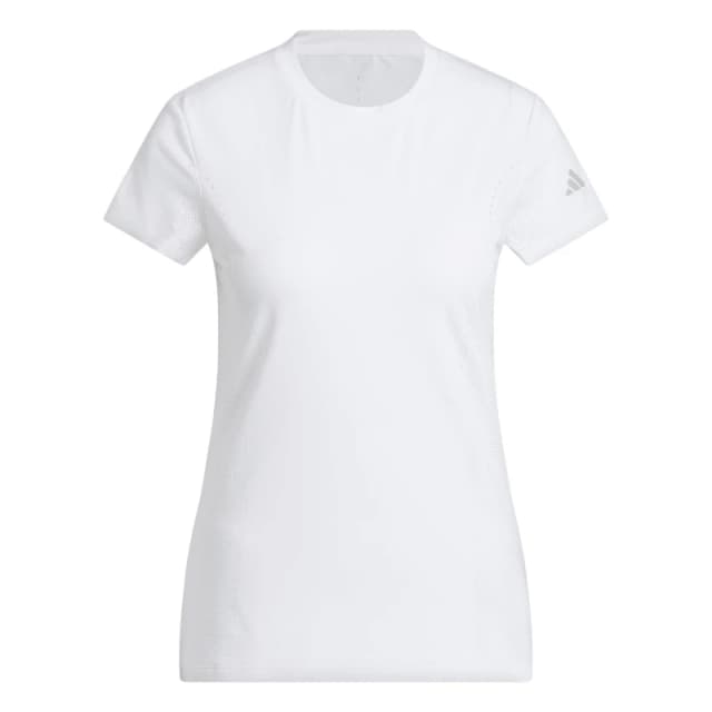 adidas Womens W Ultt Short Sleeve Performance Polo Shirt White female 8 (XS)